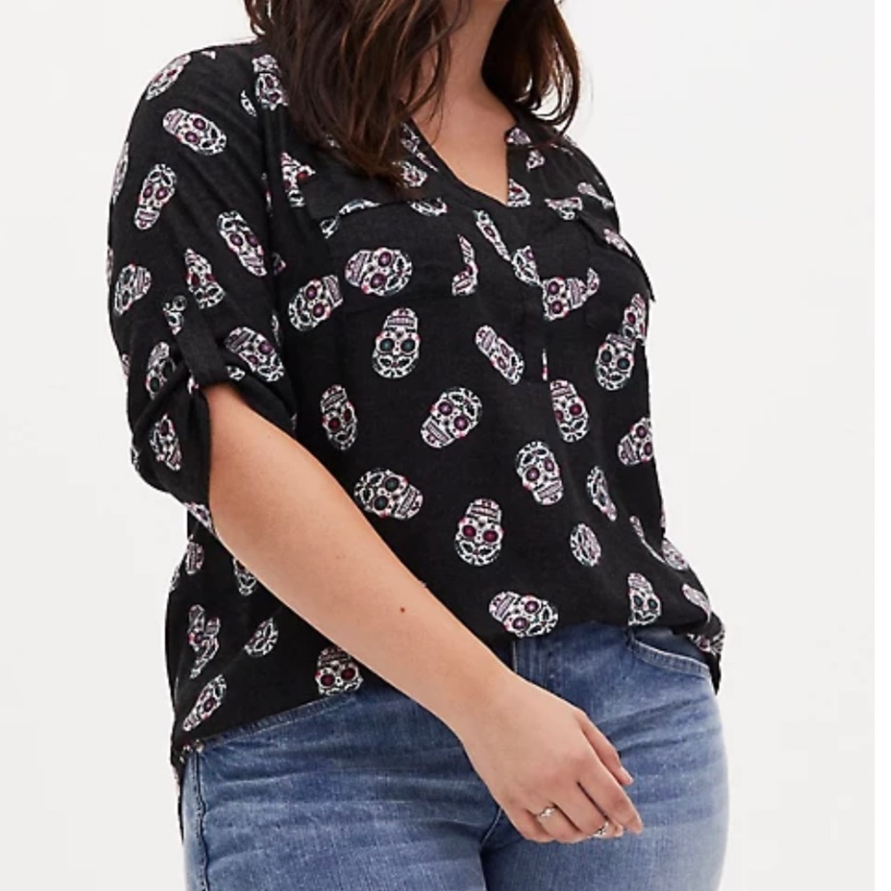 NWT Torrid Sugar Skull Harper Sz 3 Halloween is coming & this would be so cute.